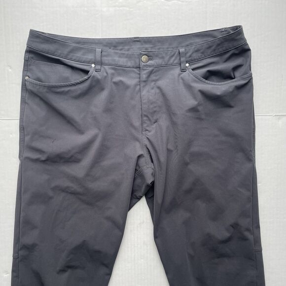 Lululemon ABC 5 Pocket Warpstreme Commuter Pants Men 38x32 Performance Golf Work - Picture 4 of 14